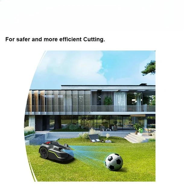 Automatic intelligent lawn mower Home garden lawn mower Ultrasonic outdoor high-efficiency lawn mowing robot 4