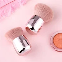 Soft Mushroom Head Loose Powder Makeup Brush, Angled Contour Brush, Large Powder Contour Blush Makeup Brush 3
