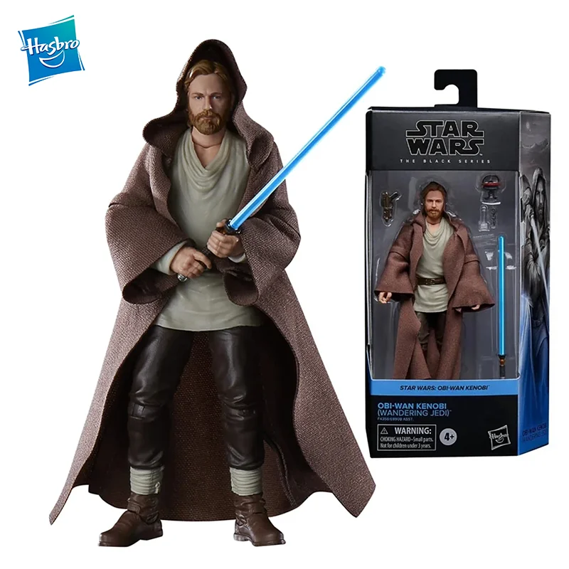 

100% Original Hasbro Star Wars The Black Series 6" Obi-Wan Kenobi Revenge of the Sith In Stock Anime Action Figures Model Toys