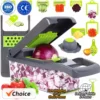 14/16 in 1 Multifunctional Vegetable Chopper Handle Food Grate Food Chopper Vegetable Slicer Dicer Cut Kitchen Items cocina 1