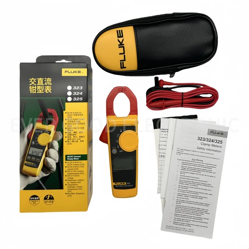 Fluke 323 真の実効値クランプ メーター 400A 600V F323 ! !新しい