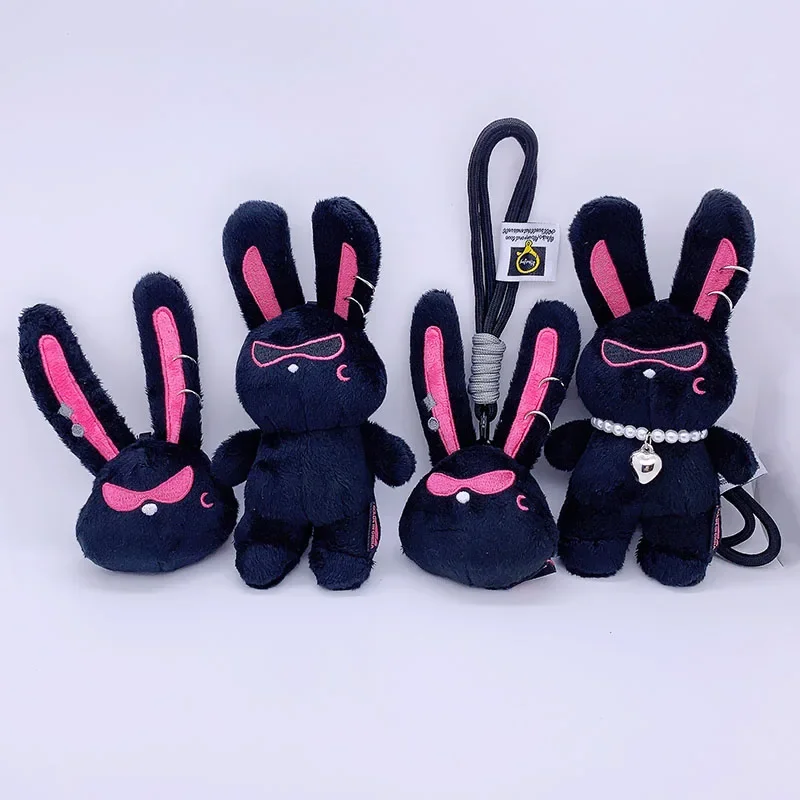 ateez mito ネックピロー スリッパ キーリング ブランケット 19cm Kpop MITO Keychain Plush Doll ATEEZ Bag Pendant Black