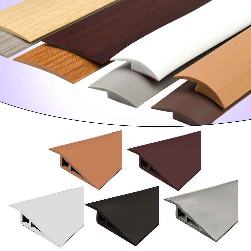 Carpet Edge Strips Floor Transition Edge Strips Floor Closing Plastic Flexible PVC Material Home Improvement