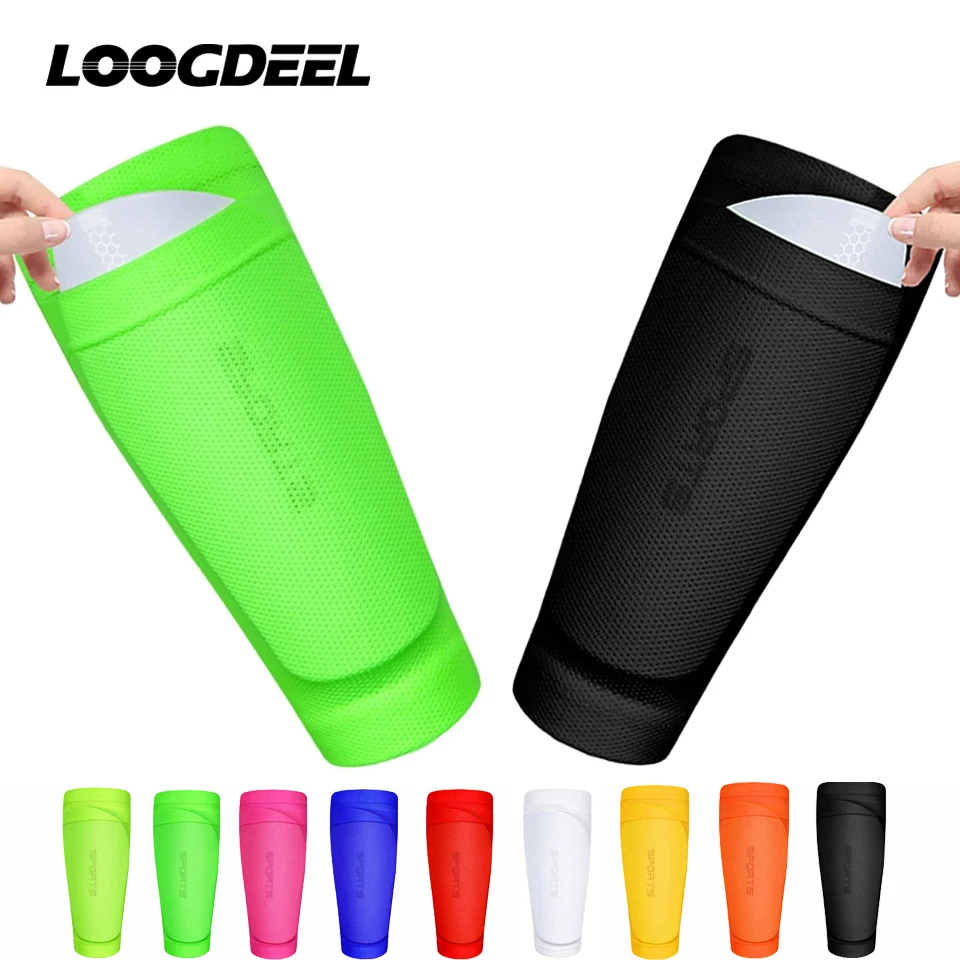 1 Pair Soccer Shin Guards for Kids Youth Adults Sleeves Leg Support Sleeve