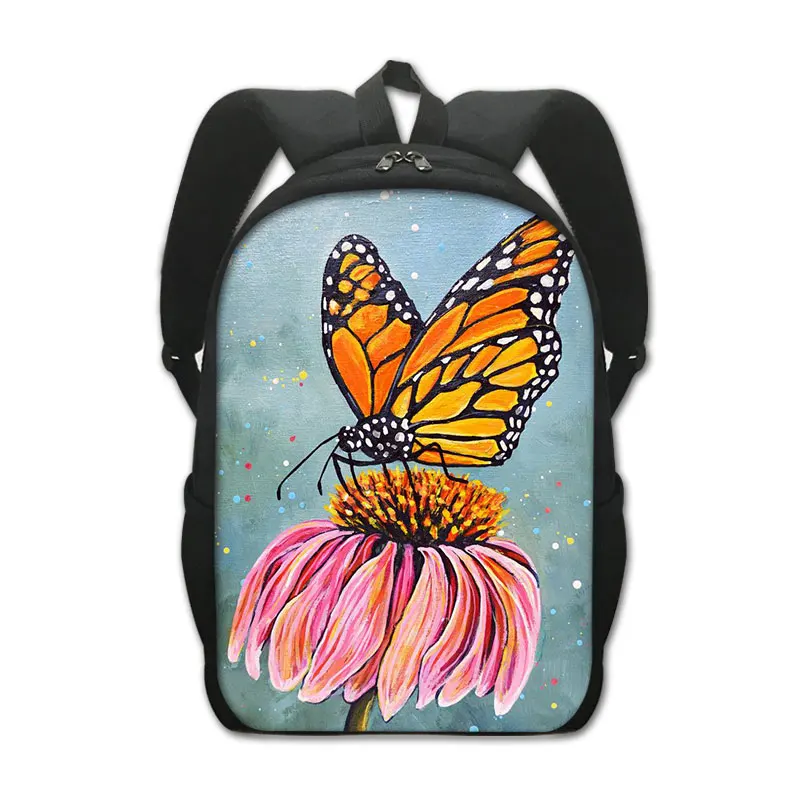 Beautiful Butterfly Backpack Women Casual Rucksack Fashion Travel Bags Children School Bags for Teenager Girls Daypack Bookbag