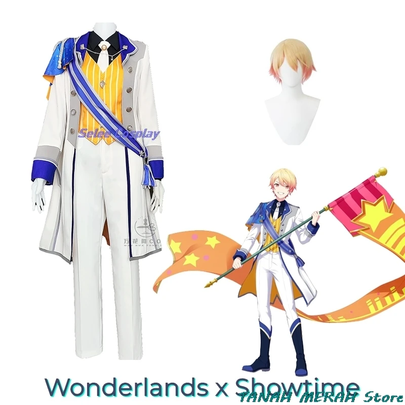 

Tenma Tsukasa Cosplay Costume WIg Game Project Sekai Cosplay Wonderland Showtime Suit Mens Halloween Party 2024 New Clothes