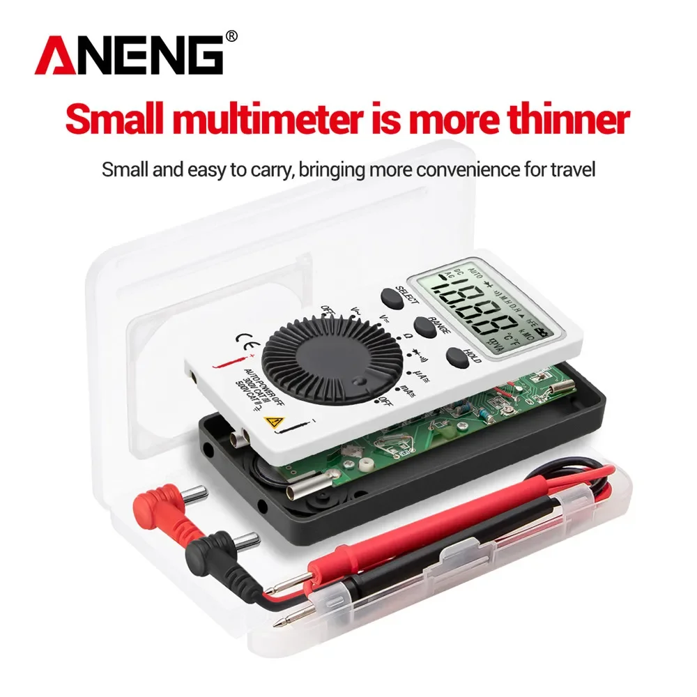 Digital multimeter multimeter tester DC/AC Voltage Current lcr meter ANENG AN101 Test Lead