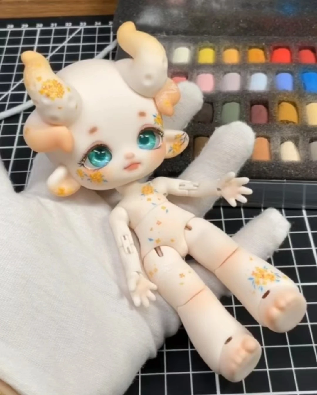 BJD doll 13cm pet doll girl's doll toy birthday gift mini elf free delivery project 2