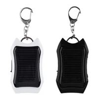 Keychain Mobile Power Universal Solar 950mAH Cell Phone Backup Power Bank with 3 LED Light Charging Equipment for Hiking Travel 1