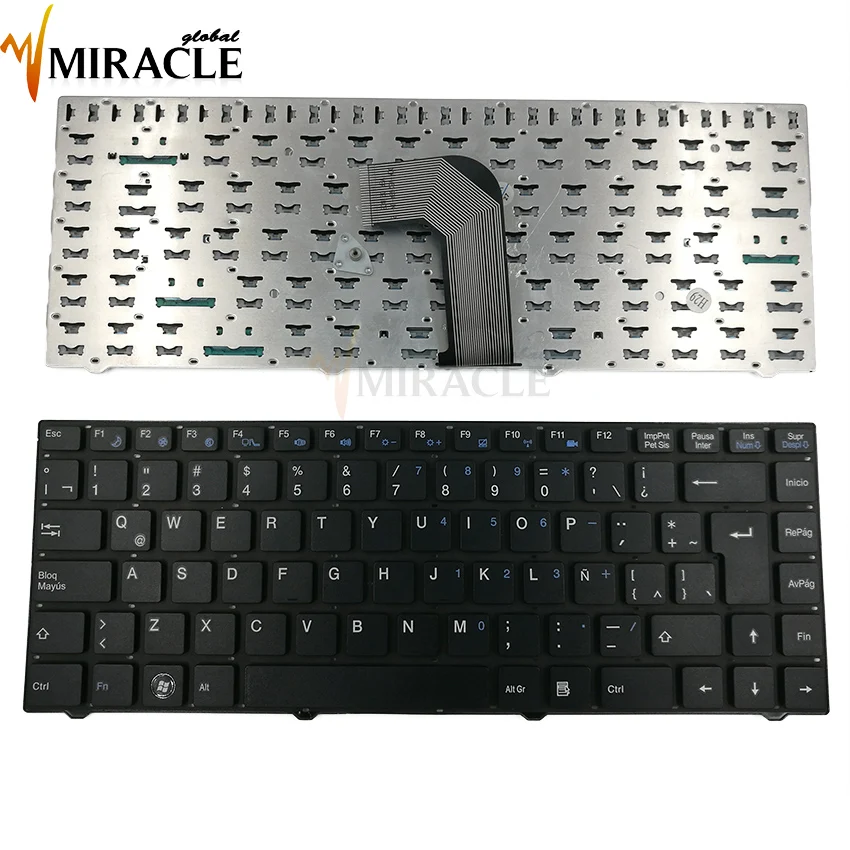 América Latina la Teclado Portátil para Lanix Neuron r 82b382 Lanix Neuron a v2 Neuron r 14 12c16la360w Mp12c16la-36041 Espanhol - Imagem 4