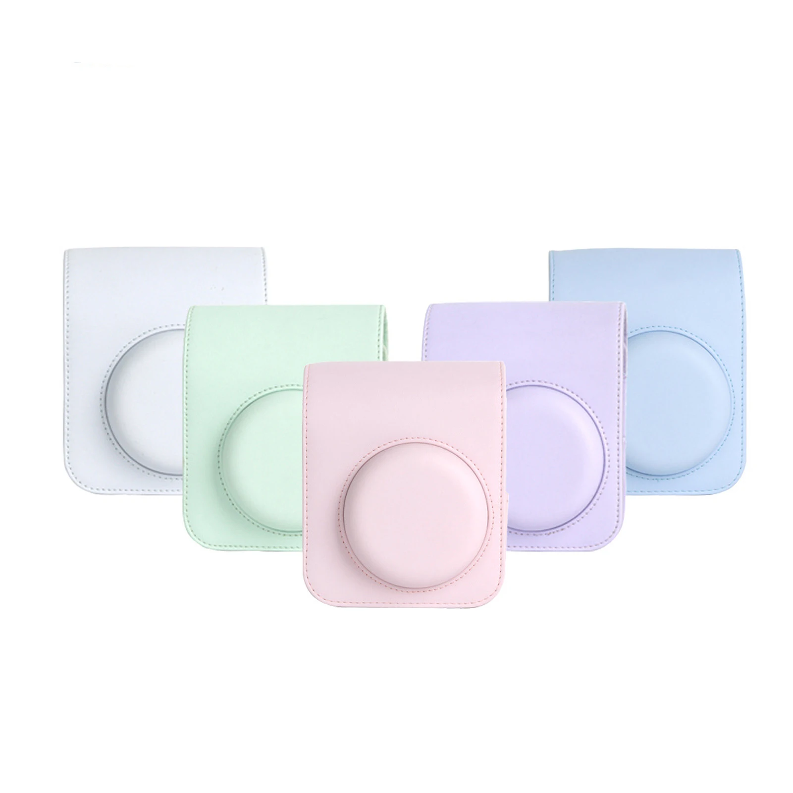 para Nova Fujifilm Instax Mini 12 Câmera de Filme Instantâneo Bolsa de Couro do Plutônio Capa Case Escudo com Alça de Ombro Bolsa da Câmera 2023 - Image 5