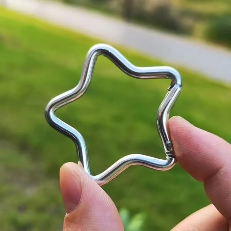 Climbing Buckle 1PC Pentagram Aluminum Alloy Mountaineering Star Quick Hanging Clothing Accessories