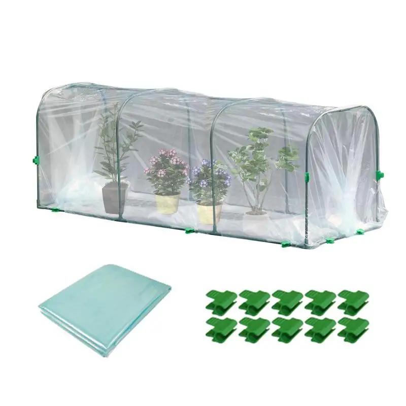

Mini Indoor Greenhouse Portable Indoor Gardening For Flowers Plant Flower Growing House For Flower Seedlings Strawberries