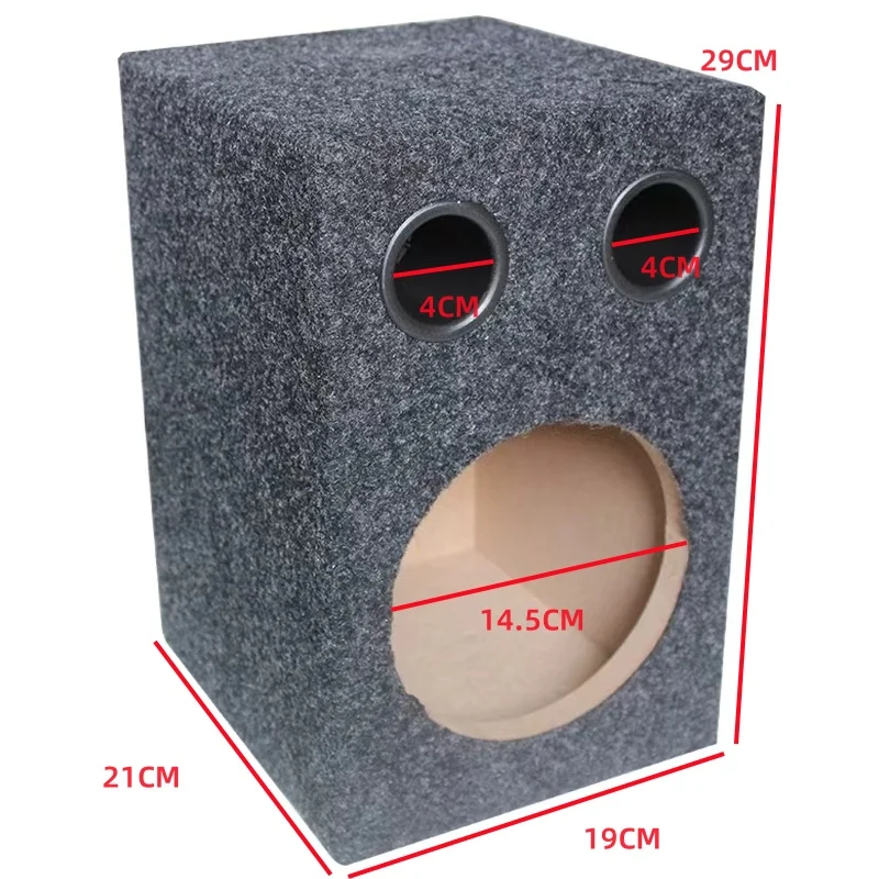 DIY 4inch 5inch 6.5inch Double-Position Ventilation Hole Treble Installation Desk Desktop Audio Box