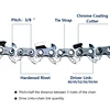 1pc 10/12/14/16/18 Inch Chainsaw Chain 3/8 Pitch Saw Chain 40/45/52/56/59/64 Drive Links For Electric Chainsaw Spare Parts 2