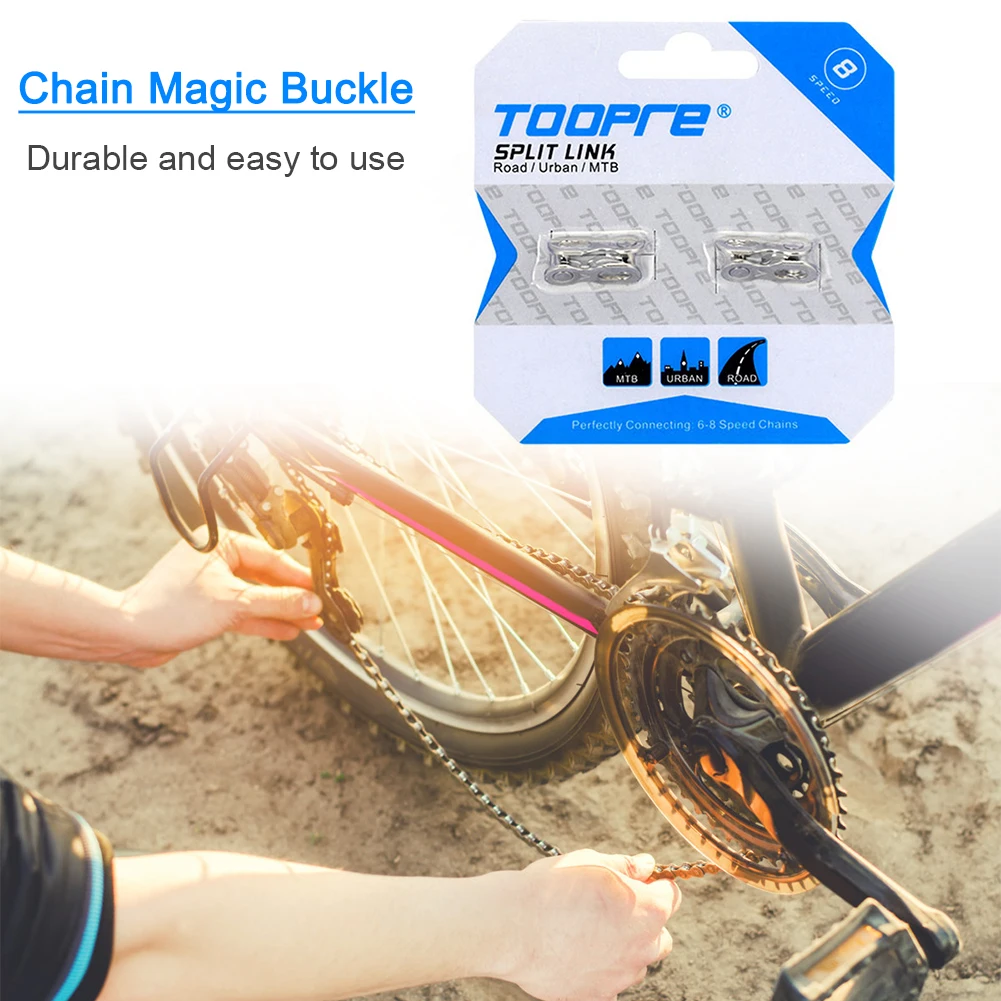 Bicycle Chain Connector 2Pair TOOPRE Road Bike Joint Magic Buckle MTB Accessories Cycling Link 6/7/8/9/10/11/12S