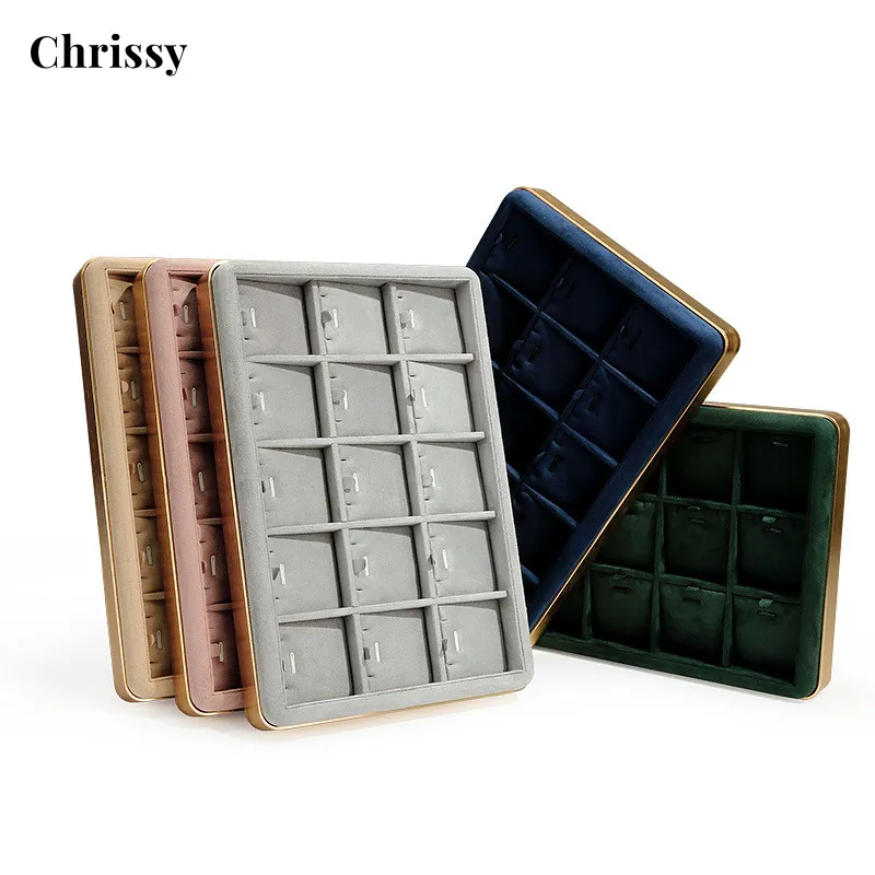 Free Shipping jewelry prop tray multi-color metal jewelry tray display storage jewelry display