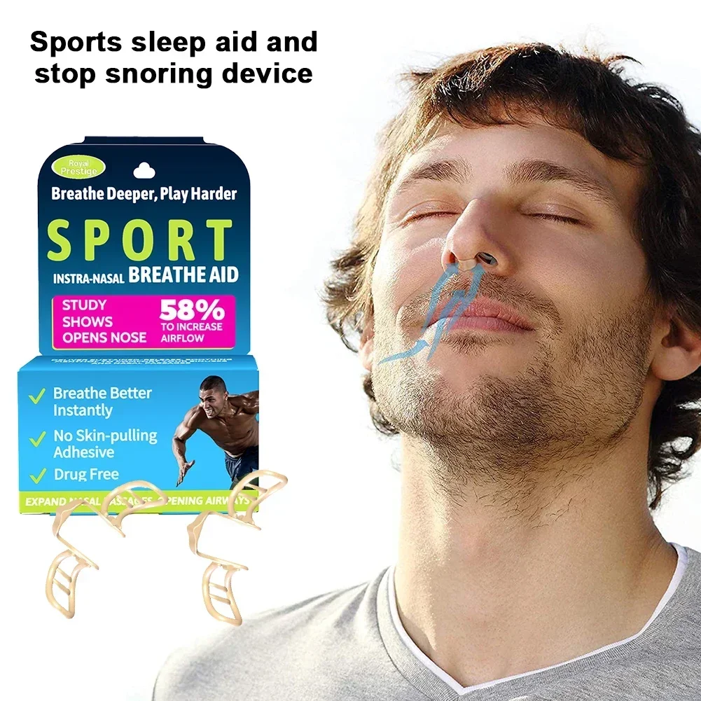 Nose Dilator Anti Snoring Nasal Silicone Clip