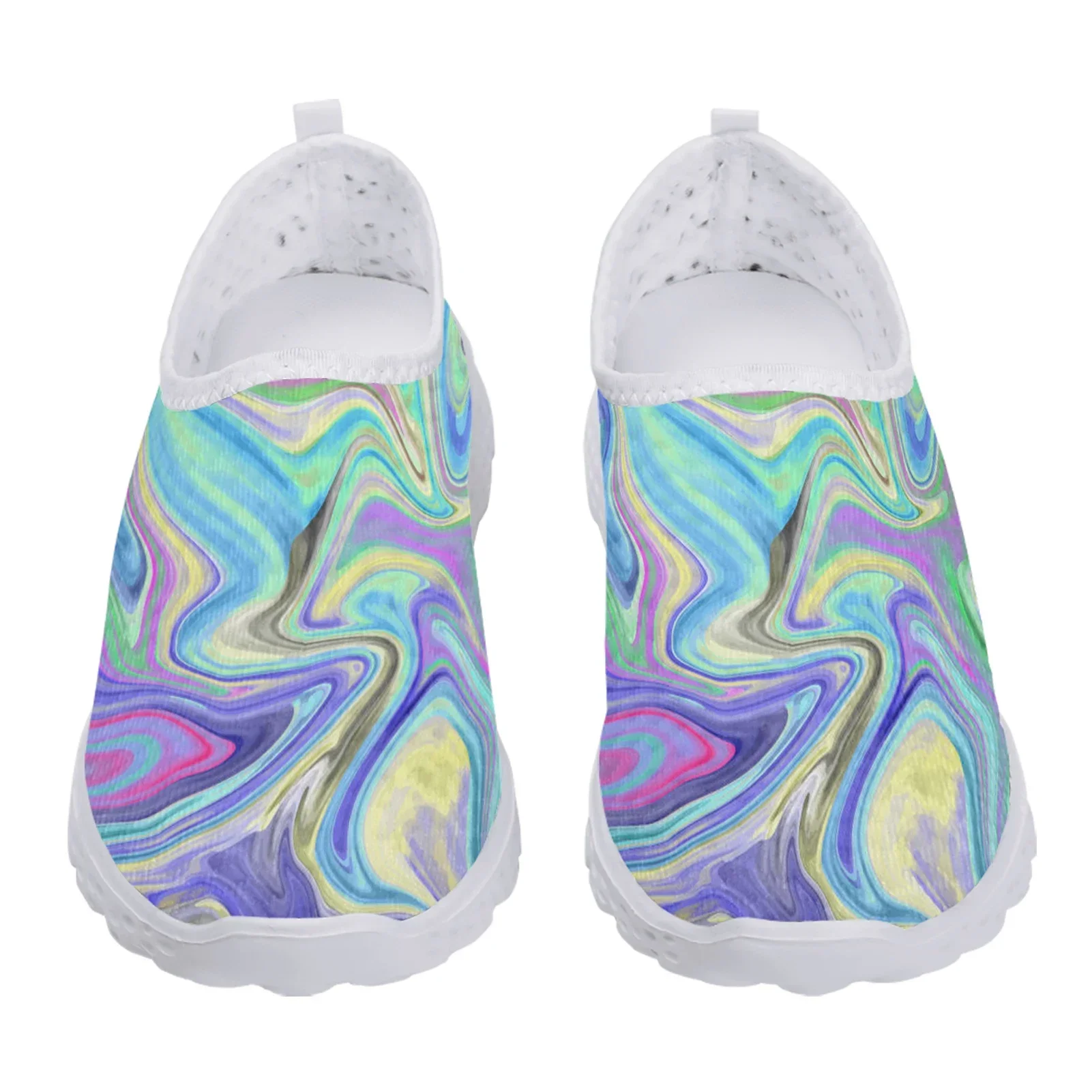 Рисунок 2 - Легкие дышащие туфли Rainbow Psychedelic с принтом