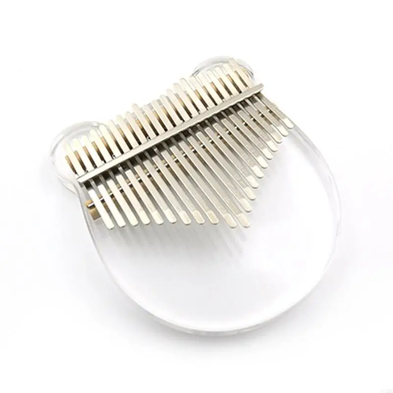 C4DE 17/21 Keys Finger Piano Thumb Instrument Kid Adult Beginner Birthday Musical Gift 17/21 Keys Acrylic Marimba Thumb Piano