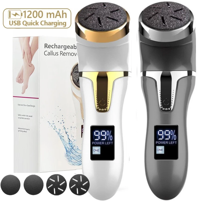 Rechargeable Electric Foot File Electric Pedicure Sander Ipx7