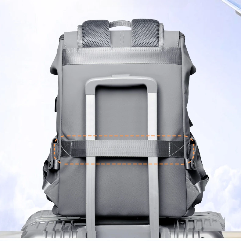 Neutral Large Capacity Travel Backpack for Leisure Computer Bag Suitable for 15.6-inch