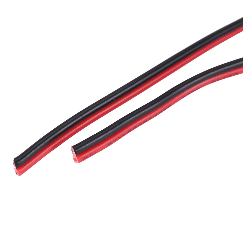 3X 20 Gauge Per 3 Meter Red Black Zip Wire Awg Cable Power Ground Stranded Copper Car