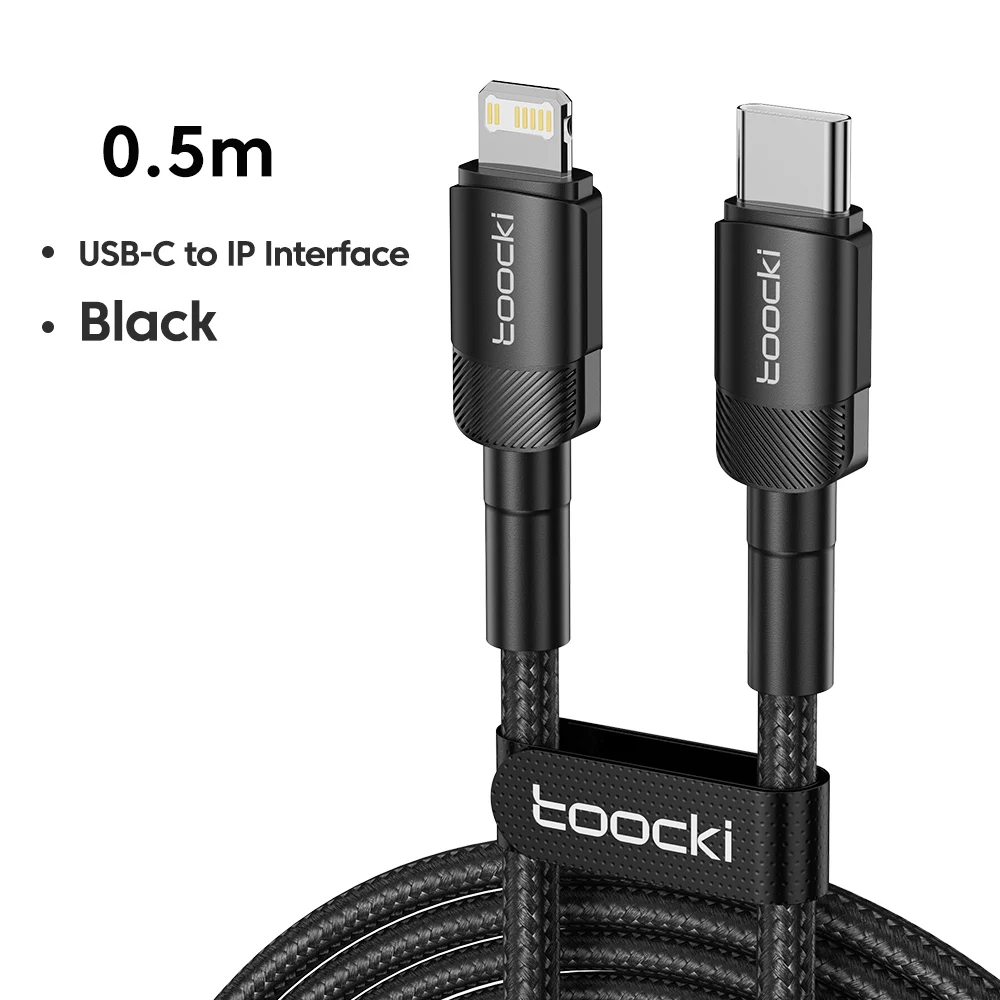 Toocki pd 20w usb c to lightnin iphone用ケーブル15 14 13 12