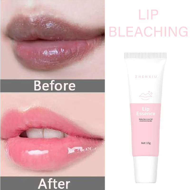 

Dark Lip Whitening Essence Brightens Darkness Remove Pigmentation Lip Bleaching Balm Lighten Fine Lines Moisturizing Lips Care