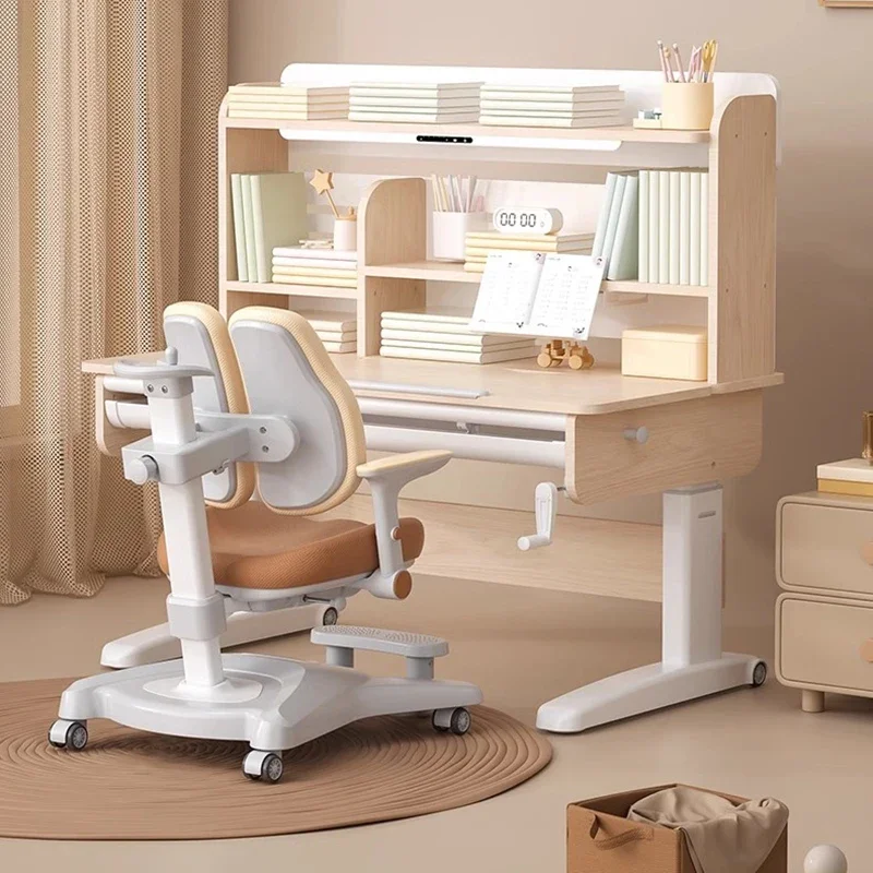 Child Desk Children's Baby Chair Kids Study Table Write Chairs Students Tables Set Room Mesitas De Noche Student Furniture
