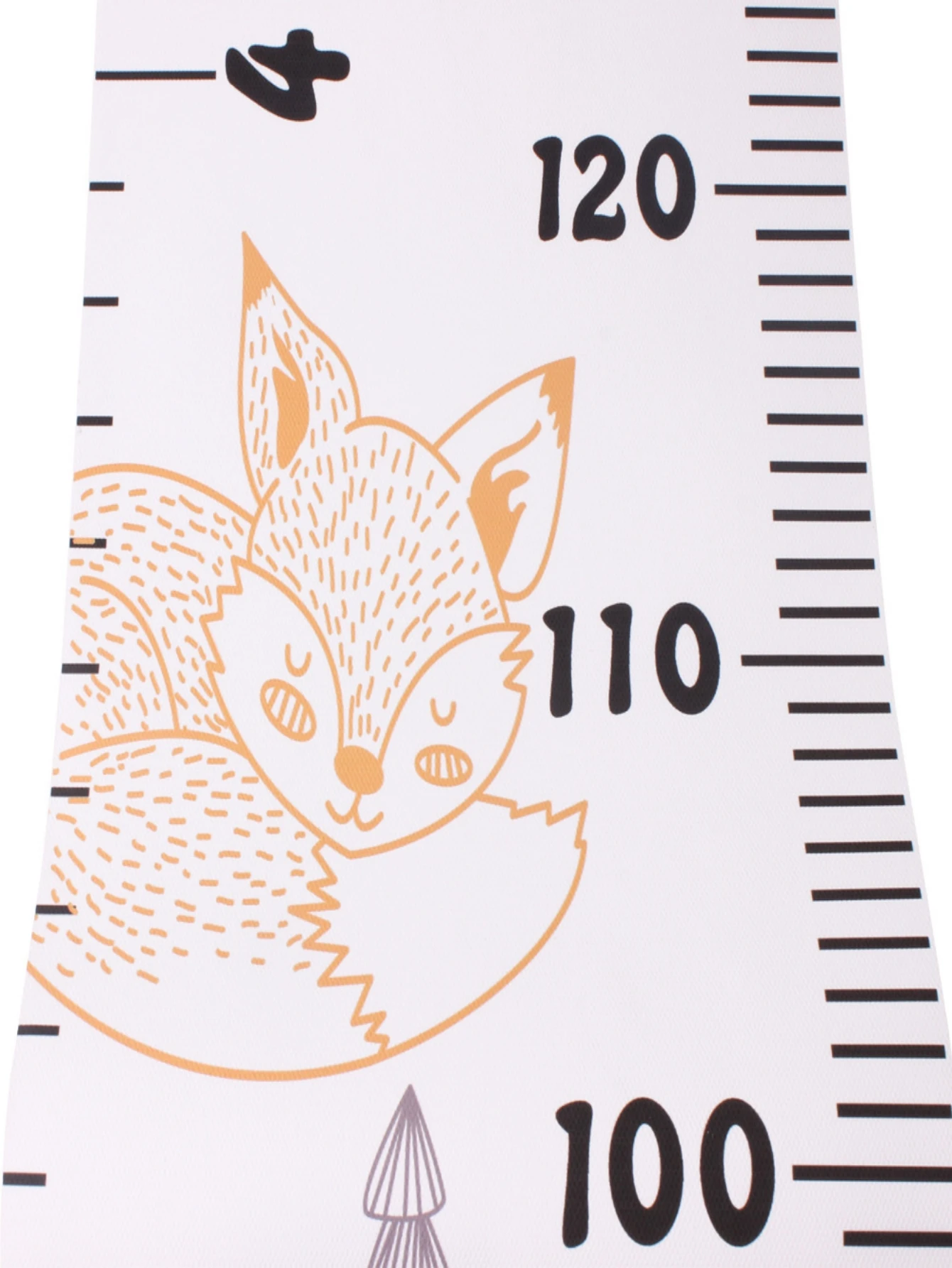 Children's Height Ruler For Kids Room Home Decoration Height Measurement Chart Movable hanging Canvas Chart Wall Decor