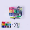 U Shape Fastener Snap Pliers KAM Button + 150 set T5 Plastic Resin Snap Button Press Stud Cloth Button Press Machine Sewing Tool 1