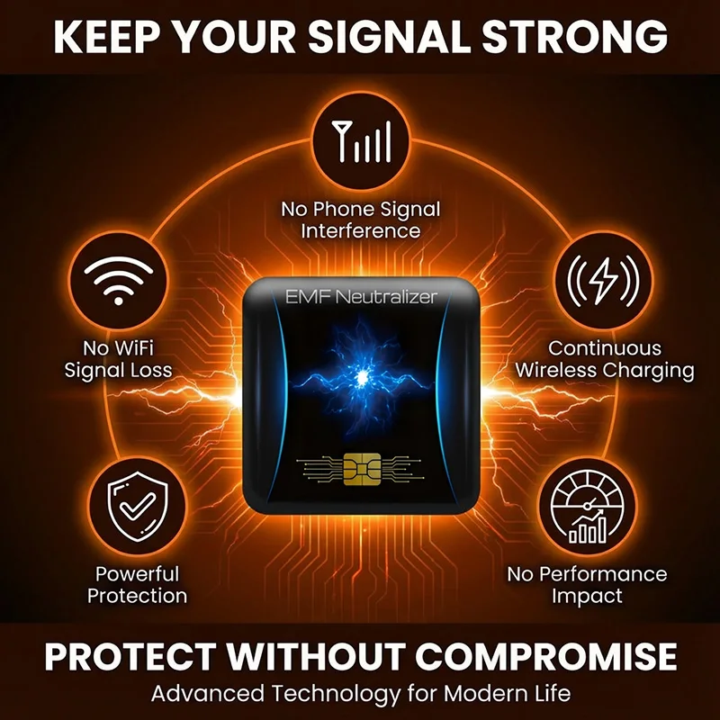 EMF BioChips Protective Anti-Radiation Stickers for Devices - Family Safety Shields