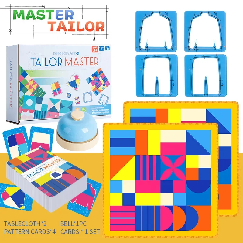 Tailor Master Game Cognitive Gioco Tailor Master Per Bambini - Educativo, Abbinamento Colori E