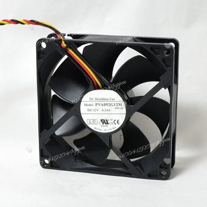 9025 9cm 전원 공급 장치 섀시 팬 12V 0.24A PVA092G12M