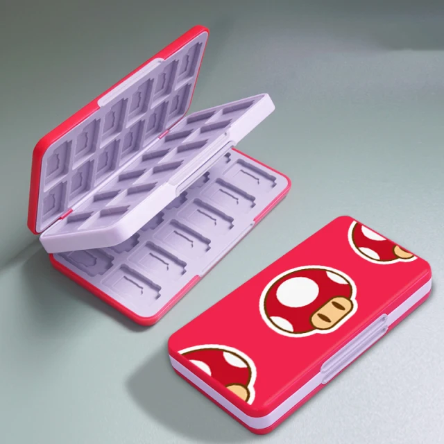 Nintendo Switch用48 in 1ケース,ピンクのSDカード用のかわいい