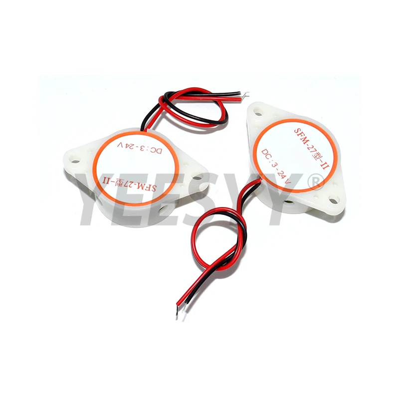 2pcs 4pcs 3-24V 간헐적 비프음 고데시벨 DC 3-24V 12V 버저 SFM-27 액티브 버저 비프음 알람 95DB 3015, Arduino용