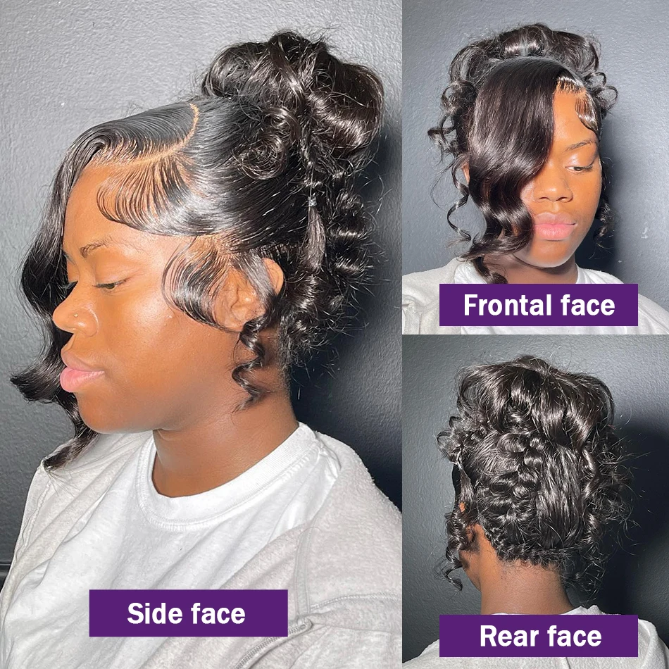 200% High Density Body Wave 360 Full Lace Wig Human Hair Pre Plucked 13X4 13X6 HD Lace Frontal Wigs For Women 30 32 34 Inch