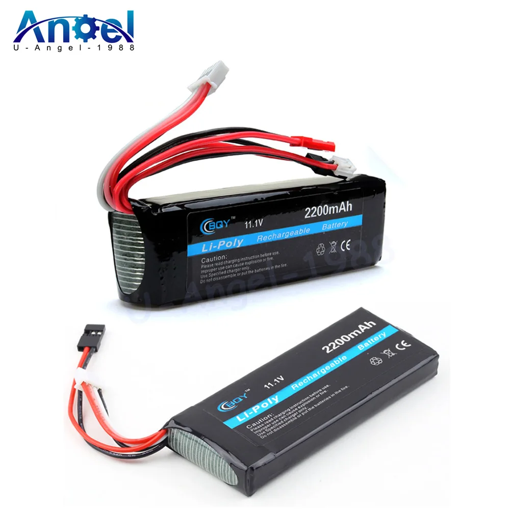 

BQY Power Lipo battery 3S 11.1 V 2200 mAh 8C 3 Thick Thin Sizes Performance of Lipo Battery For JR Futaba BEC For RC Toy