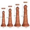 Silicone horse cock men and women with thick and oversized anal plug backyard supplies fisting SM soft anal expander sex toys 1