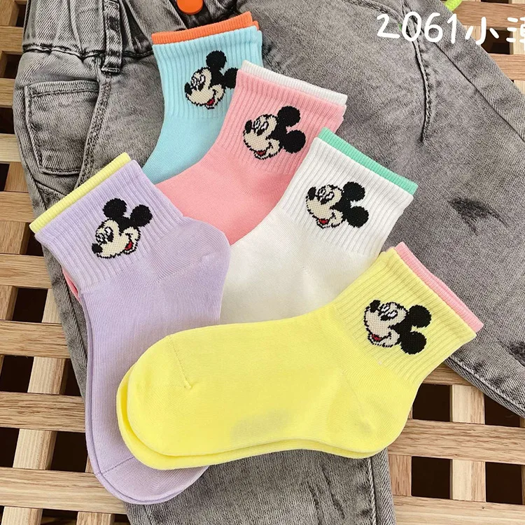 

5 Pairs Baby Girl Boy Socks Toddler Cotton Baby Clothes Accessories Candy Color Combed Cotton Baby Socks