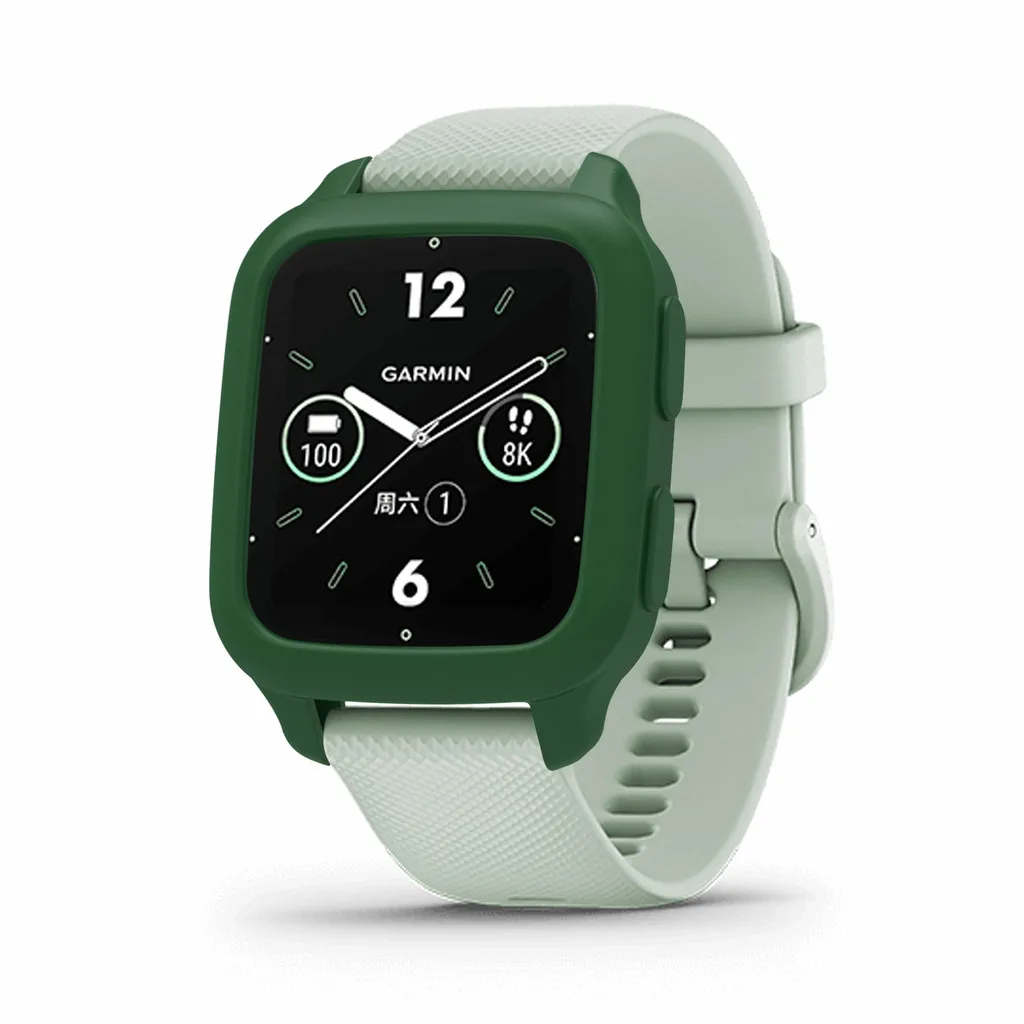 Garmin Venu SQ 2 sq2 슬림 시계 화면 보호기용 소프트 TPU 케이스 커버