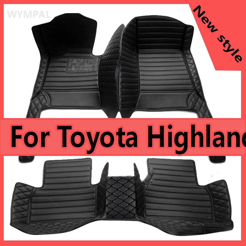 Car-Floor-Mats-For-Toyota-Highlander-Seven-Seats-2015-2016-2017-2018 ...