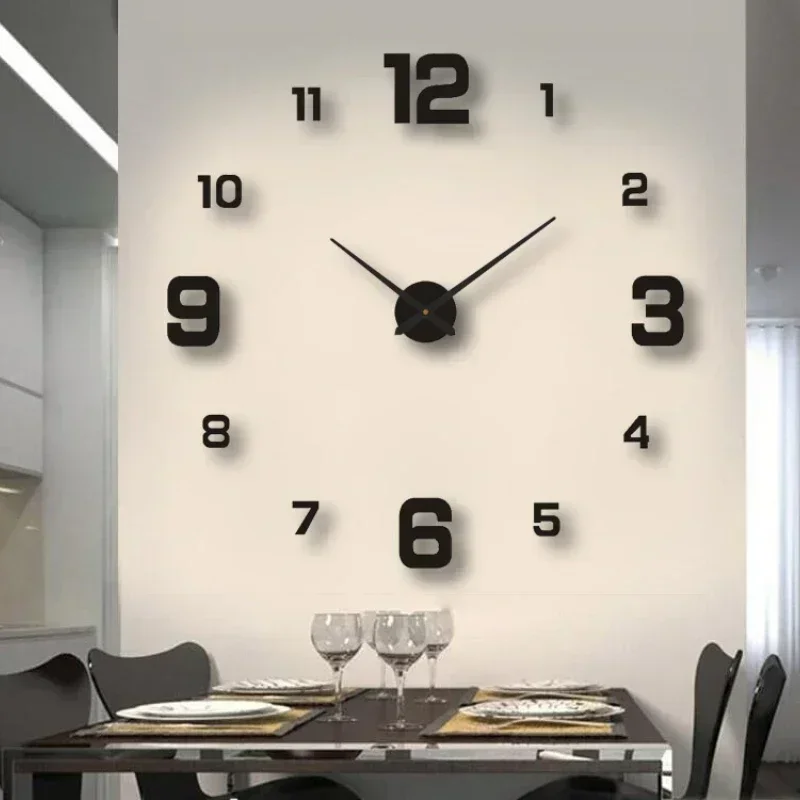 

DIY Modern Design Large Wall Clock Fashion Decorative Living Room Wall Clock Home Decoration Clocks Decor Decoration for Bedroom