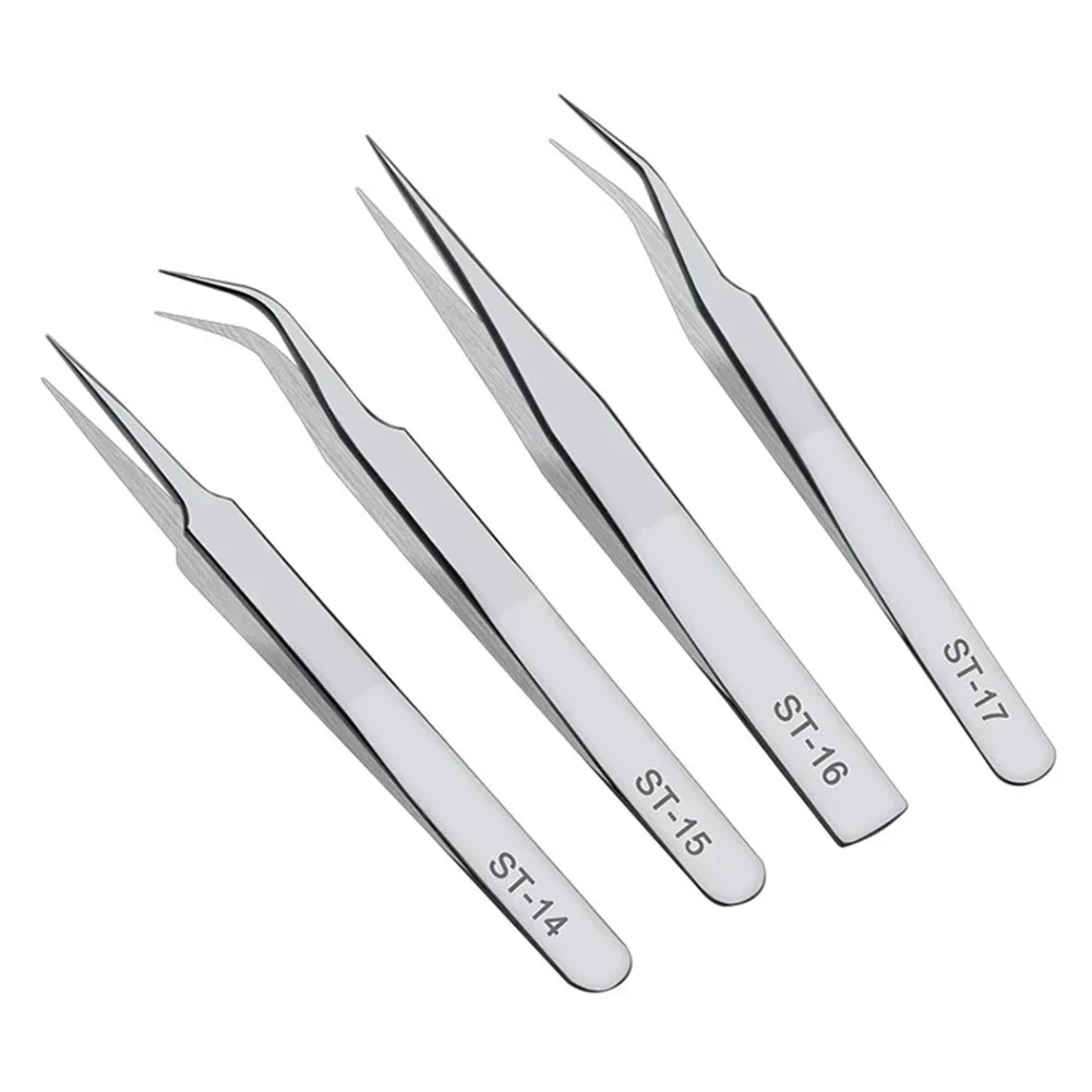 Precision Industrial Tweezers Anti-static Maintenance Tweezers Hand Tool Precision Parts Maintenance Mobile Phone Repair 1PC