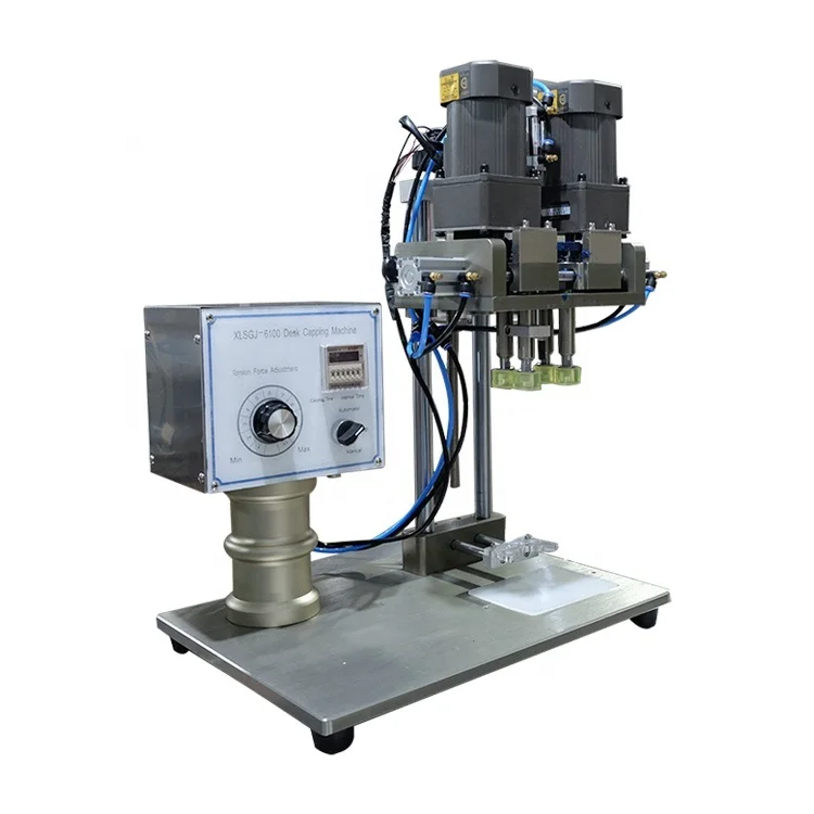 Semi Auto Electric Manual Plastic Bottles Capping Sealing Machine for