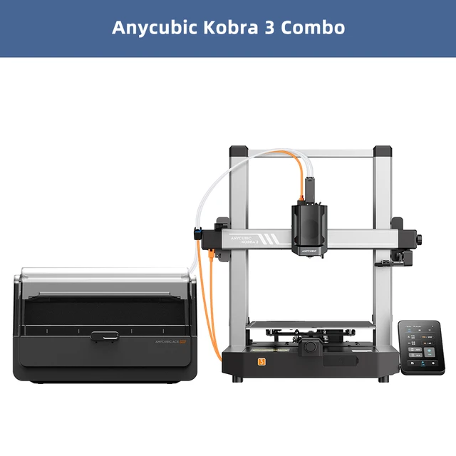 ANYCUBIC Kobra 3 Combo AE Version Multi-Color FDM 3D Printer Max