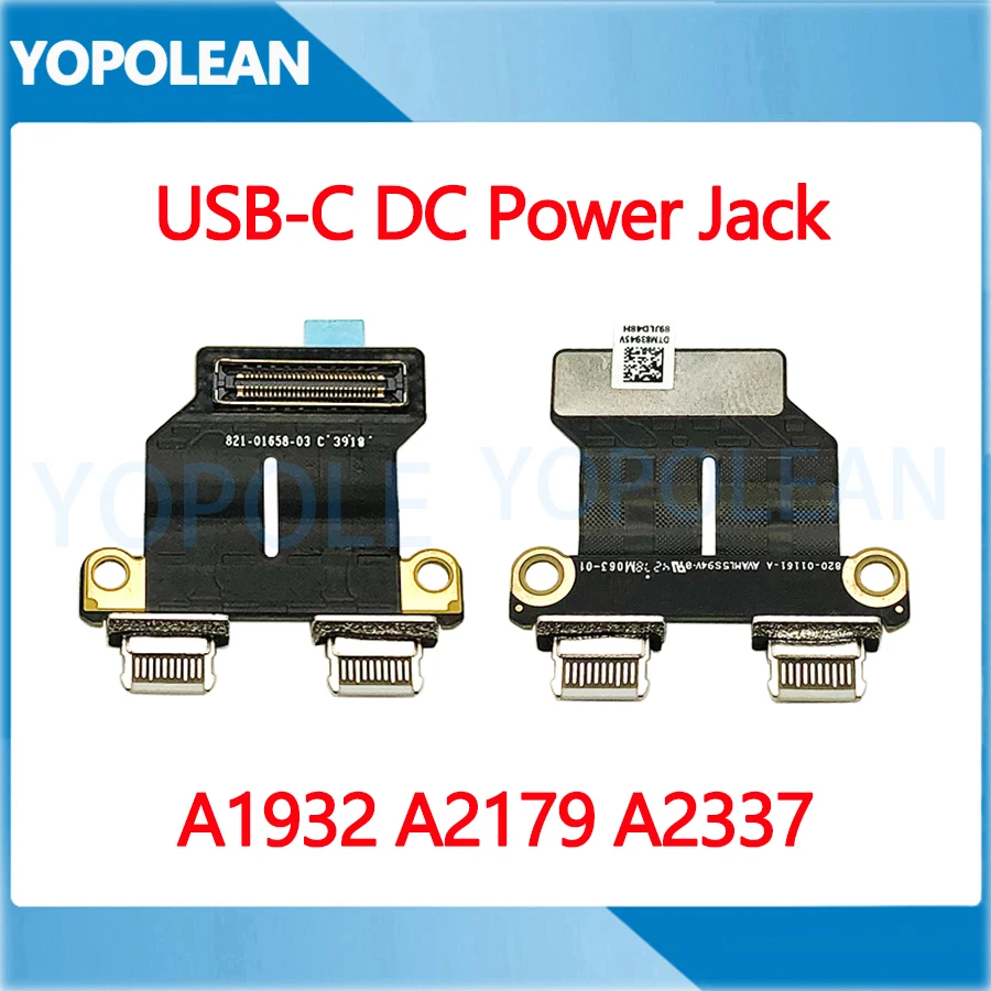 Novo Original USB C Port Conector DC Power Jack Para Macbook Air Retina