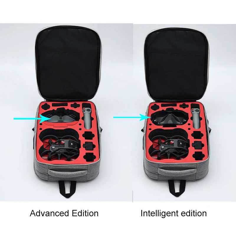 DJI 아바타 드론 가방용 DJI 아바타 보관 가방 블랙 더블 숄더 플라잉 안경 보관 케이스