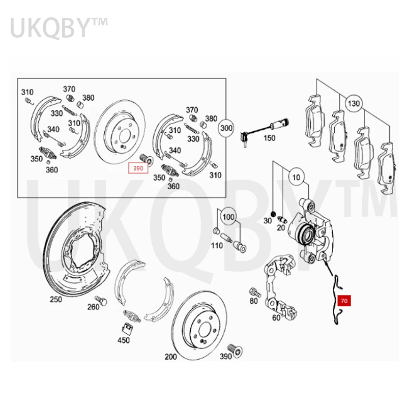 Wheel arch fixing bracket base clip A0009934707 A0014212391 A0009937807 A0009934607 A0004219991